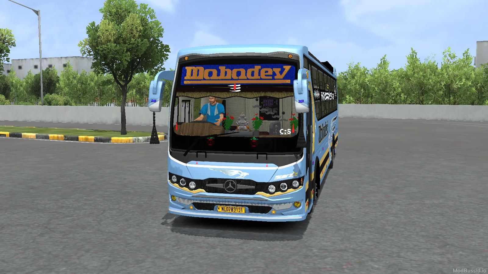 Download Mod Bussid Mahadev Travels Tata 2 BS6 CRS
