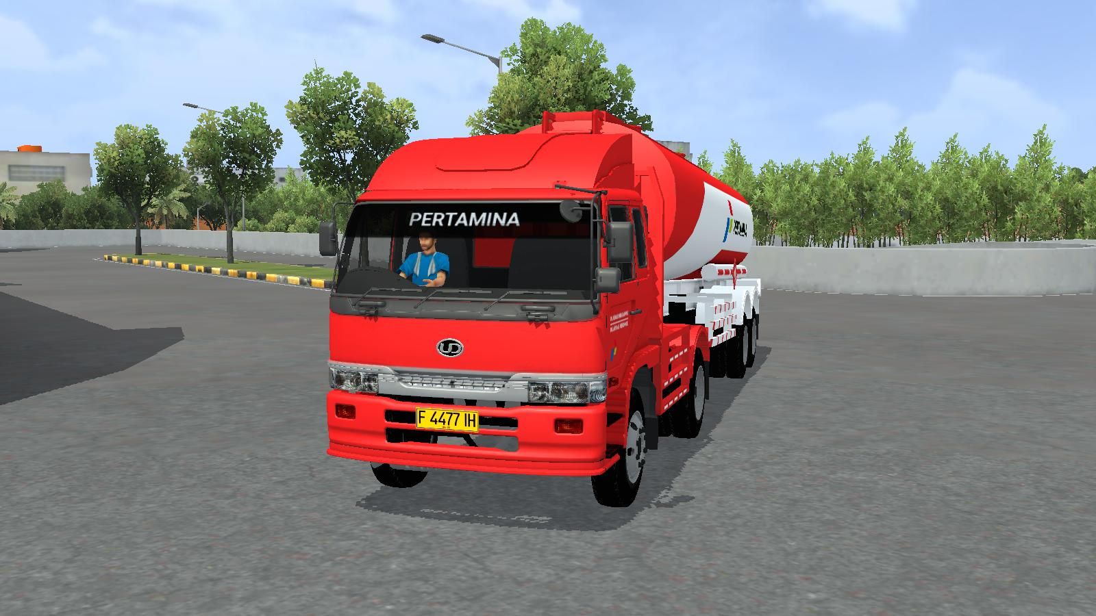 Download Mod Bussid Nissan PK260 Trailer Tangki