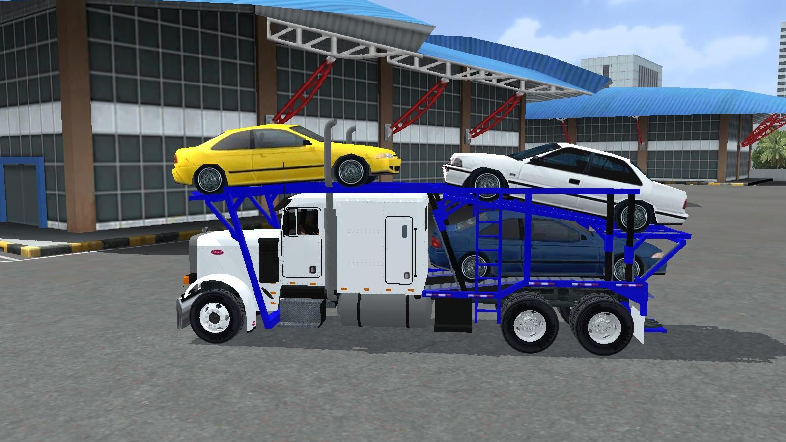 Photo of Peterbilt 379 Packer Muatan Mobil 2