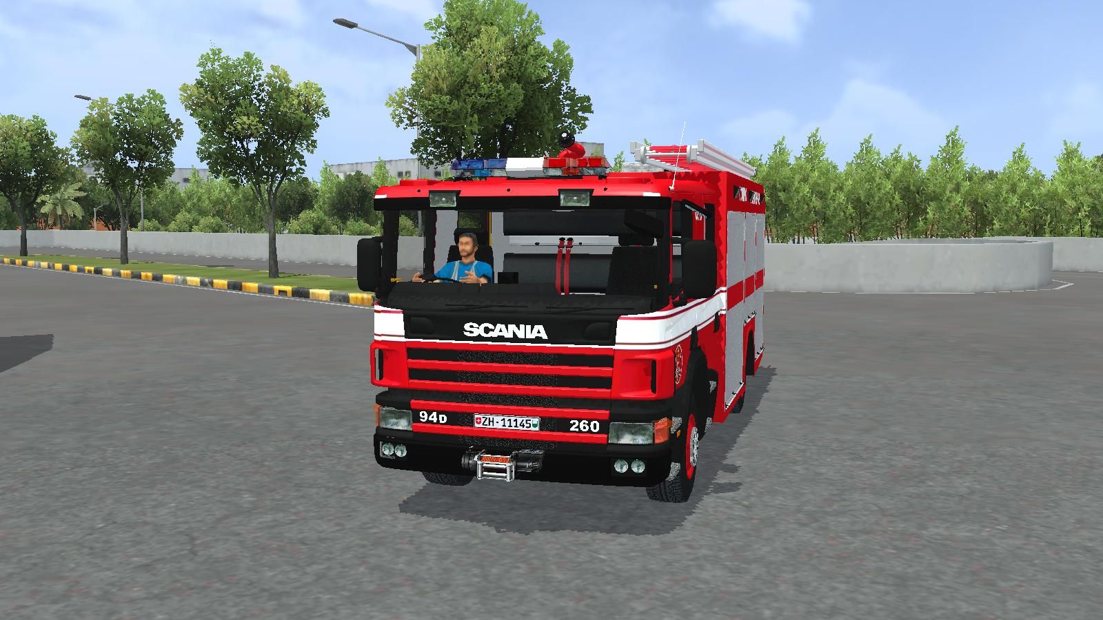 Download Mod Bussid Scania 94D 260 Pemadam