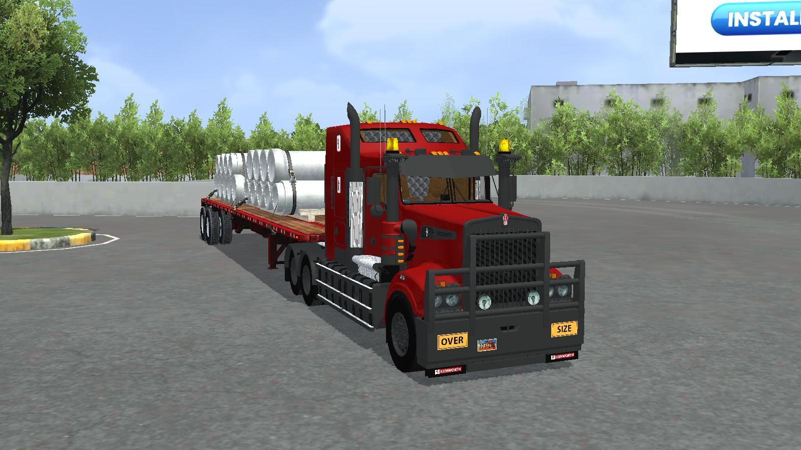 Photo of Truck Kenworth T908 Trailer Pipe 2