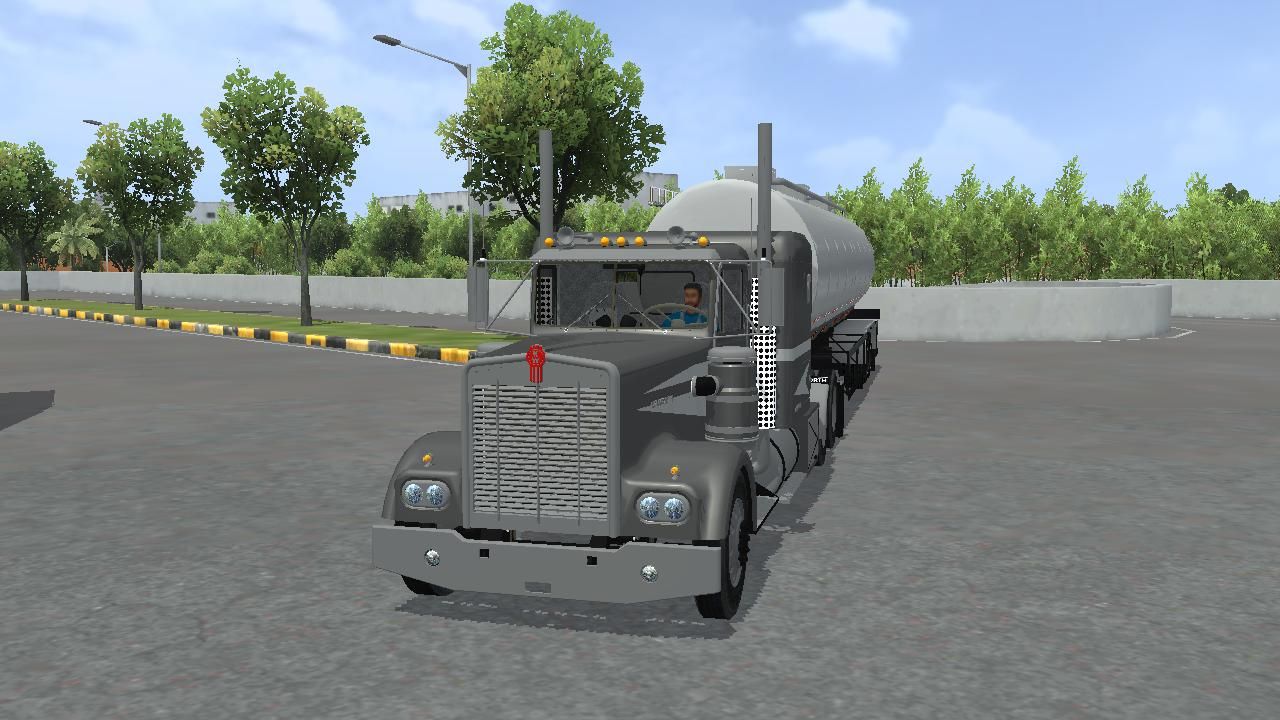 Download Mod Bussid Kenworth W900 Tank Trailer for Bus Simulator Indonesia
