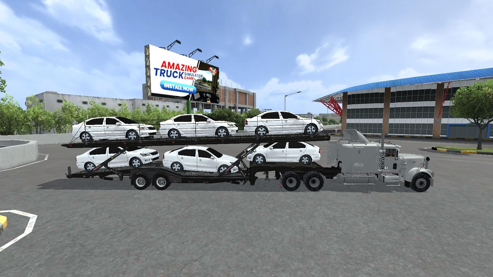 Photo of Truck Freightliner FLC12066T Cars Trailer 4