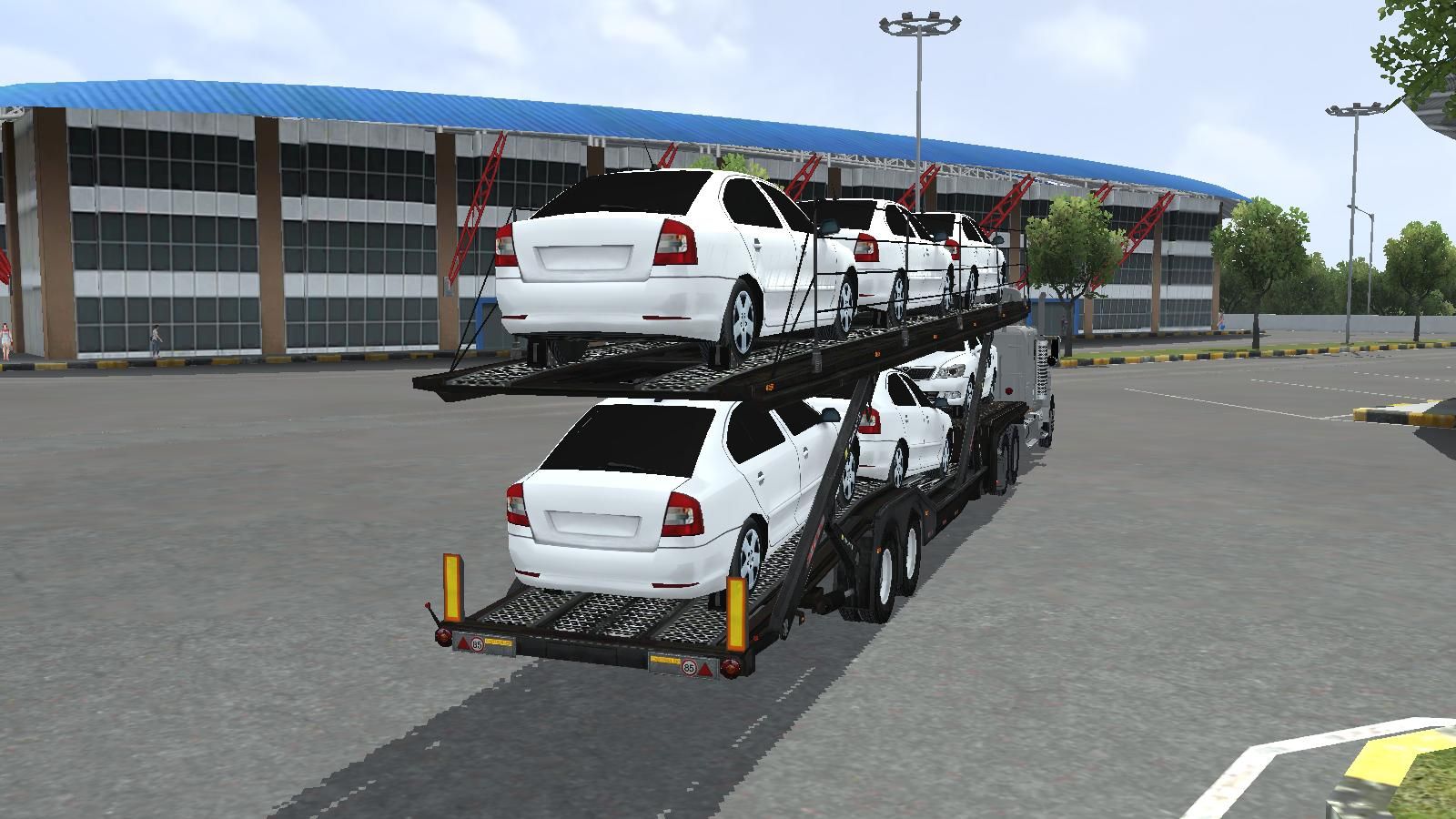Photo of Truck Freightliner FLC12066T Cars Trailer 5