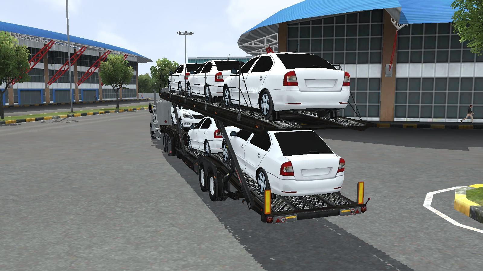 Photo of Truck Freightliner FLC12066T Cars Trailer 7