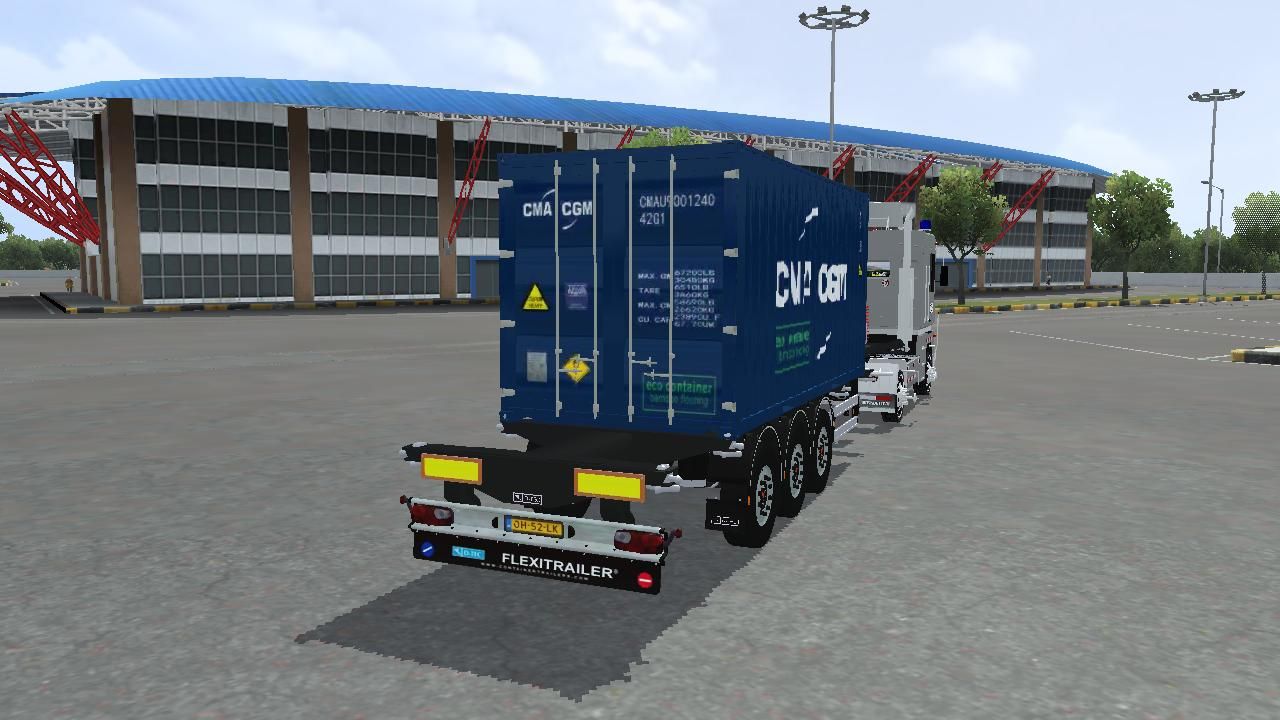 Photo of Truck Renault Magnum Container Trailer 5