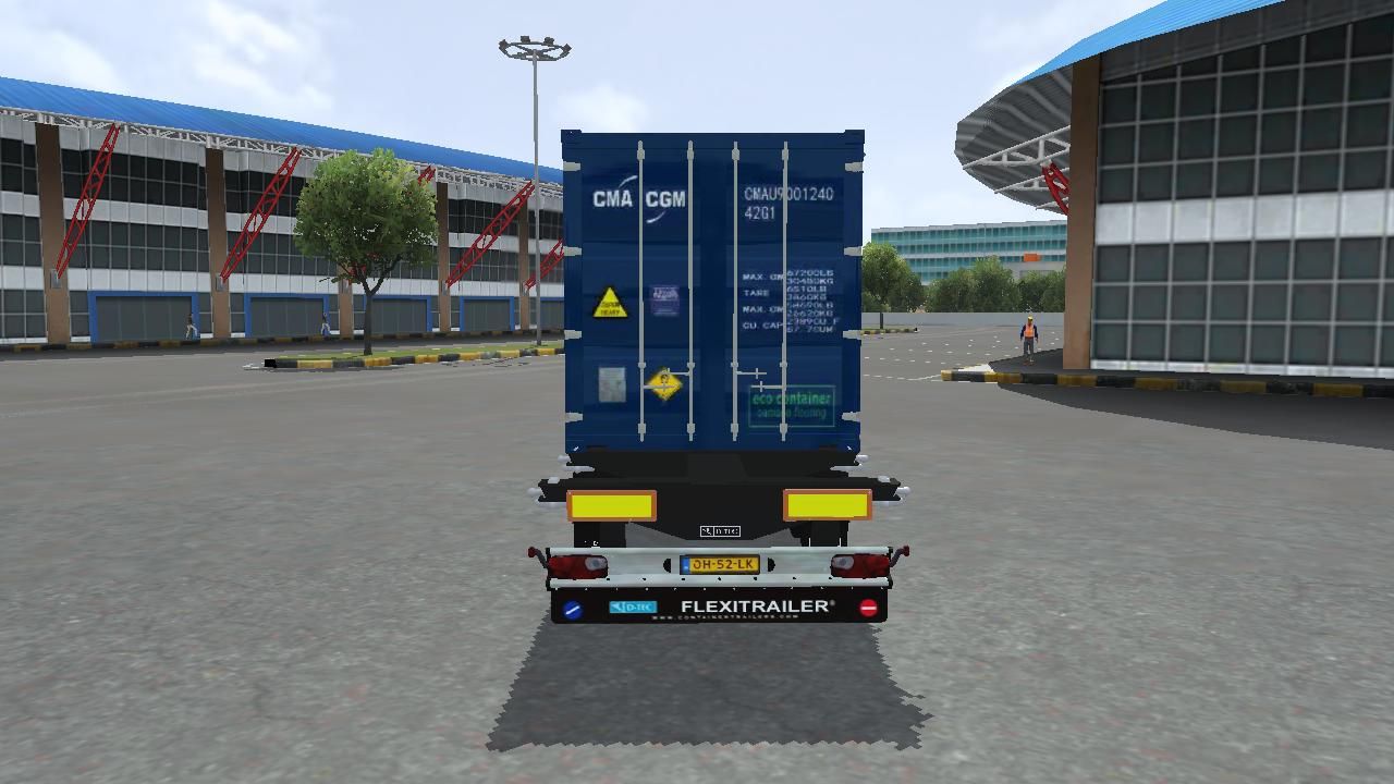 Photo of Truck Renault Magnum Container Trailer 6