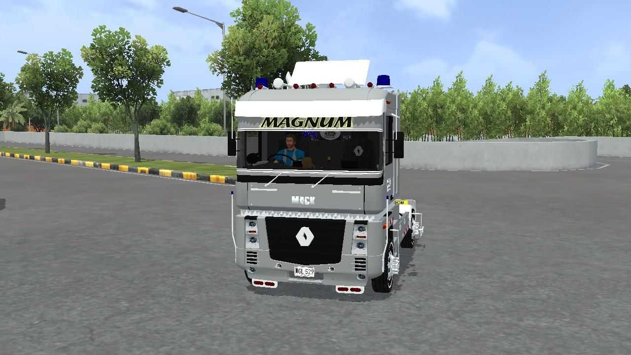 Download Mod Bussid Truck Renault Magnum for Bus Simulator Indonesia