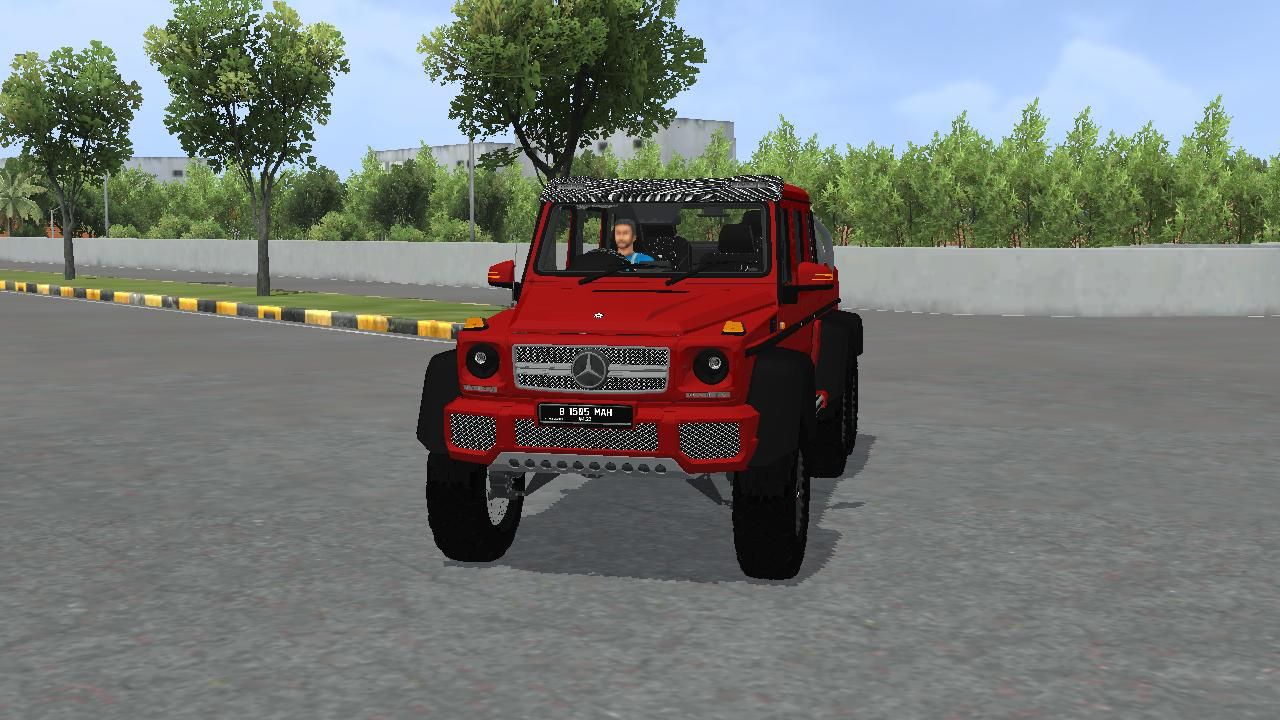 Download Mod Bussid Mercedes-Benz G63 AMG 6×6 for Bus Simulator Indonesia